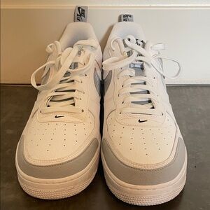 Nike White and Gray Sneakers